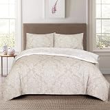 Prime Linens Duvet Cover Set 4 Pcs Brushed Microfibre Beige King