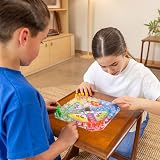 Toyrific Complete Traditional Family Board Game with Pegs and Dice Roller view 3
