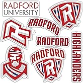 Desert Cactus Radford University Sticker Highlanders Vinyl Decals Laptop Water Bottle Car Scrapbook Sheet T2 (Type 2)