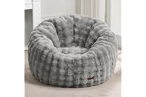 Hobestluk Bean Bag Chair Oversized Bean Bag Chair for Adults Donut-Shaped Large Bean Bag with Spacious Design for Living Room