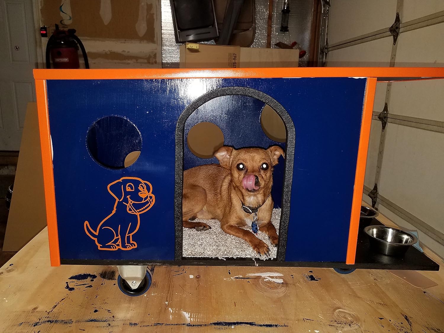 Pup Hut Dog House Pet House Camper Upscale Pet House Handmade