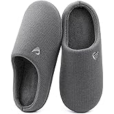 ULTRAIDEAS Men's Comfy Memory Foam Slippers Indoor, House Slippers for Men Non-Slip