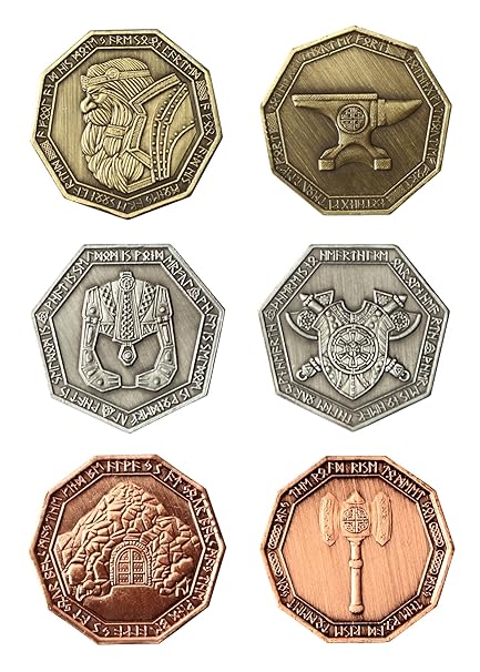 Battle-Merchant LARP-Münzen Zwerge/Fantasy-Währung Spiel-Geld