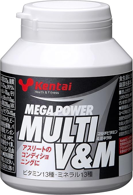 Amazon Kentai メガパワー マルチビタミン ミネラル 150粒 75日分 Kentai 健康体力研究所 マルチビタミン ミネラル