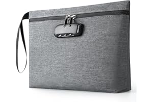 OUTUO Smell Proof Bag Locking Case: Odorless Bag With Lock Odor Proof Container Smell Proof Pouch Scent Proof Storage Smellproof Kit