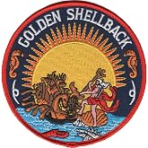 Golden Shellback Collectible Novelty Patch