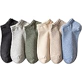 MAGIARTE Mens Cotton Ankle Socks Low Cut Athletic Moisture Wicking Odor Free No Show Socks for Men 3/6 - PACK