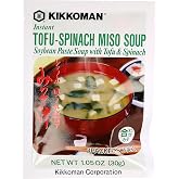 Kikkoman Instant Soup, Tofu Spinach Miso, 1.05 Ounce