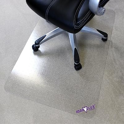 Marvelux 90x120cm Polycarbonate Chair Mat for Carpets