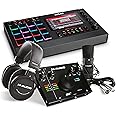 Beat Maker Bundle - Akai Professional MPC Live II Battery Powered Drum Machine with Speakers, M-Audio AIR 192|4 Audio Interface, XLR Microphone, and Headphones