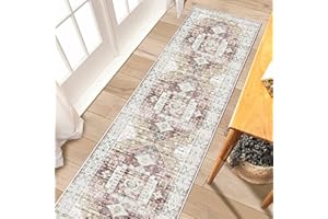 RUUGME Rugs for Bedroom Comfortable Vintage Area Rug Carpet Thick No Smelling Runner Rug for Laundry Room Hallway Pantry Office (Brick, 2' x 7' L)