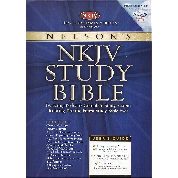 Nelson's Study Bible - NKJV - 2885N: Amazon.com: Books