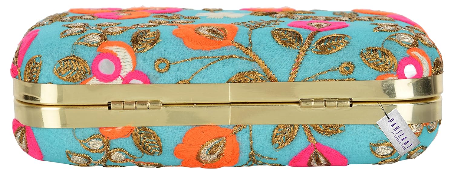 parizaat by shadab khan women's clutch
