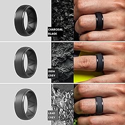 ThunderFit Silicone Wedding Rings for
