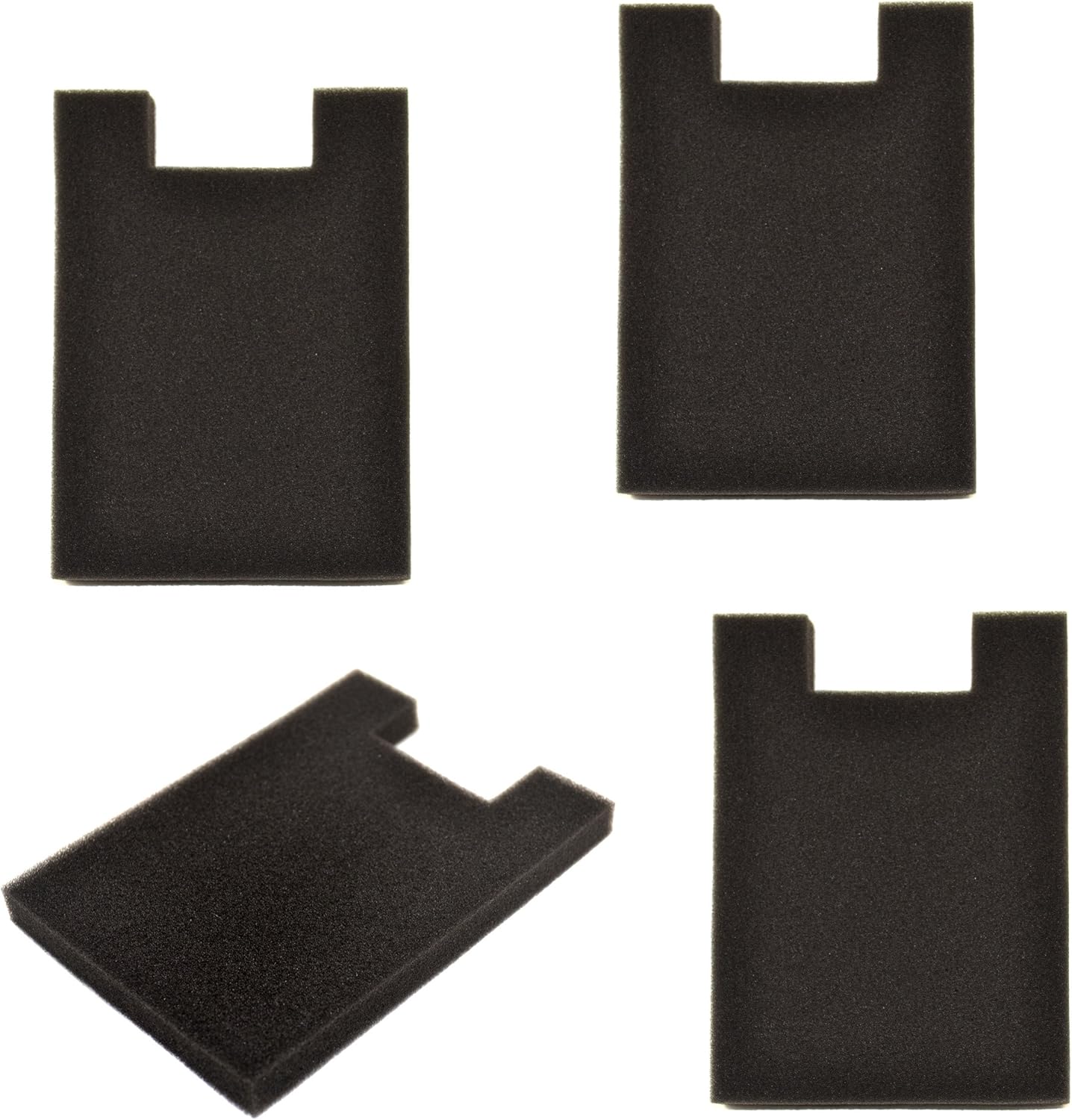 HQRP 4-Pack Foam Filter for Eureka Uno 2997AZ, 2997BVZ, 2998AZ, 2998BZ, 2999AVZ, 2999BV, 2999DVZ Upright Vacuum Cleaner Coaster