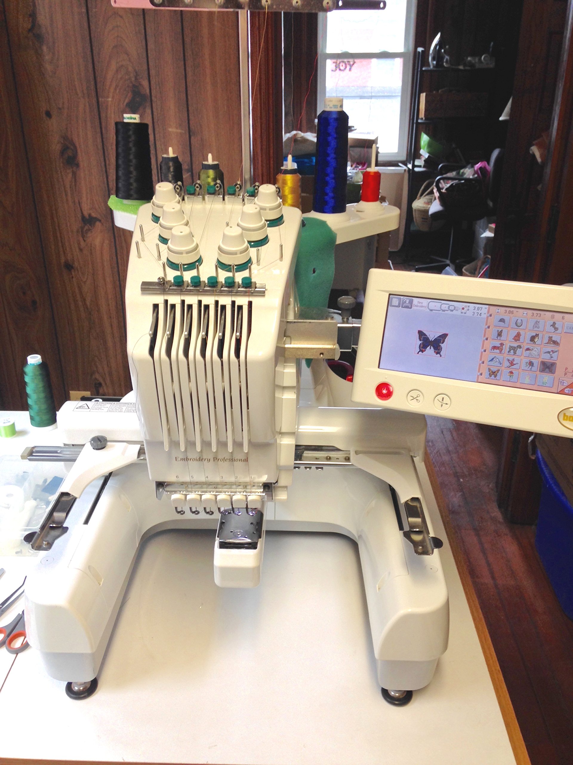 Babylock Professional 6 Needle Embroidery Machine (white) on Galleon