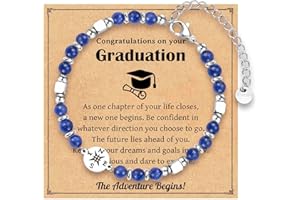 IKIATY 2025 Graduation Gifts for Her, Compass Bracelet for Girls Women, Inspirational High School College Class of 2025 Graduation Gifts