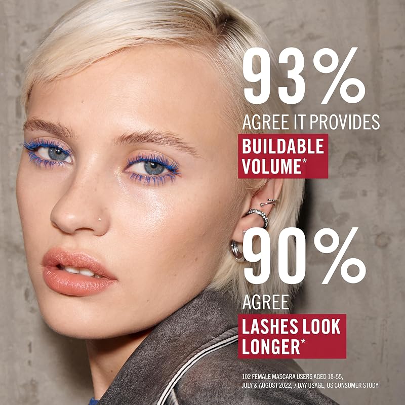 Baby & Free Lash Loader Mascara, Burgundy Volumizing Mascara, wischfest, verklumpend, verwischt nicht, vegane Formel, 9,5 ml