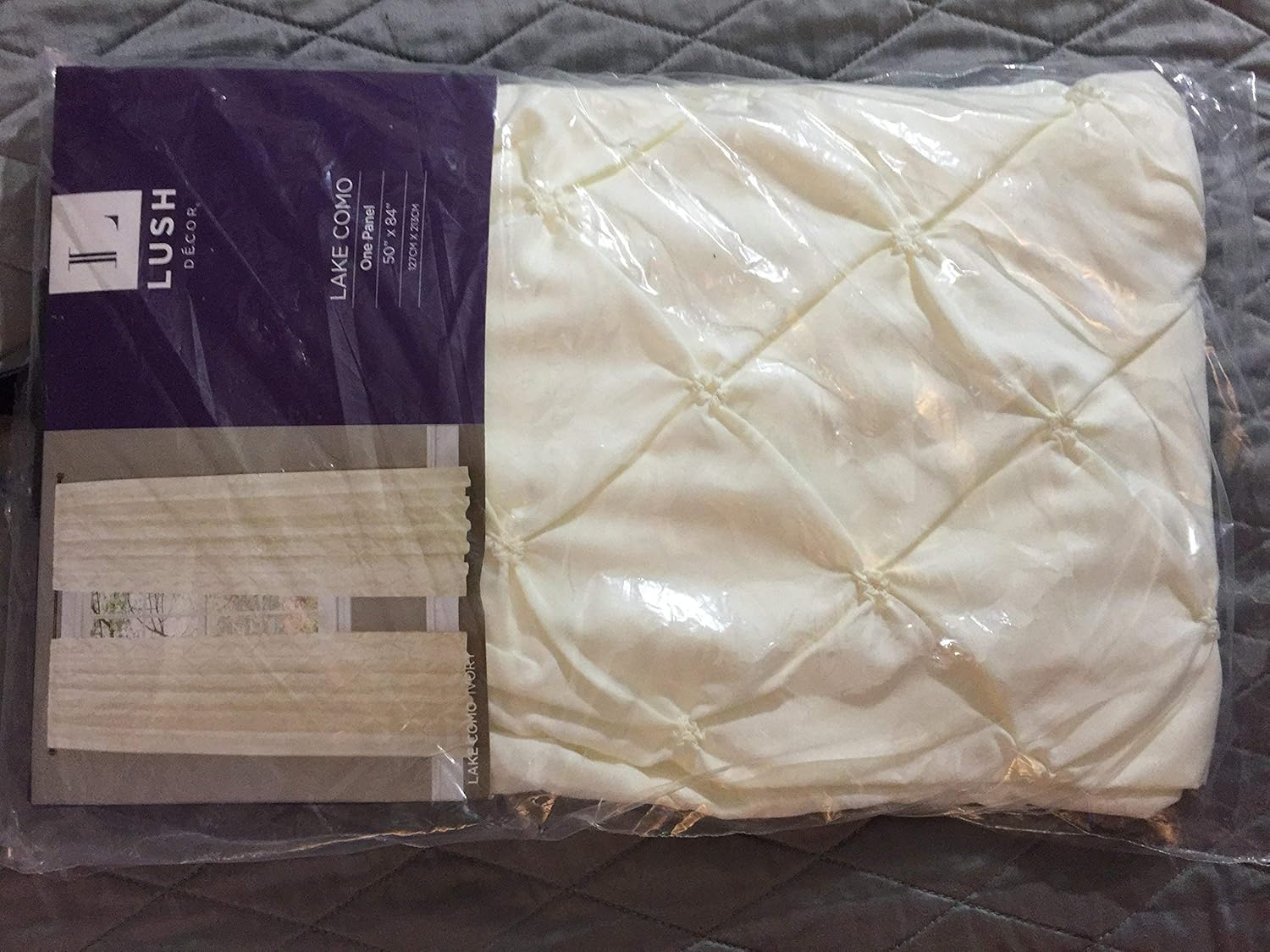 Buy Lush Decor Lake Como Window Curtain Panel 50w X 84l Ivory