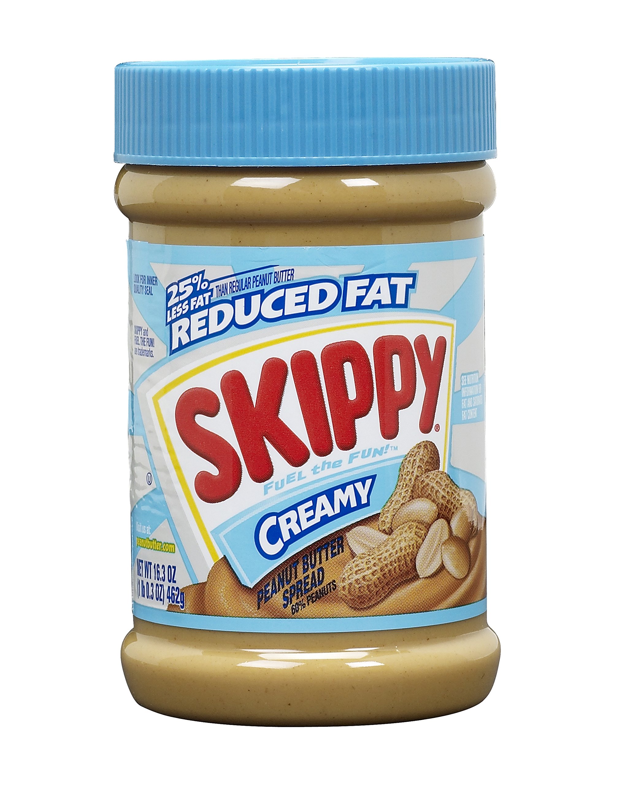 Skippy Peanut Butter Reduced Fat Creamy 16.3Ounce Jars (Pack of 6) eBay