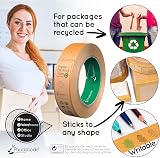 Pandabode Paper Packing Tape 24mm x 50m Recyclable Brown Kraft view 2