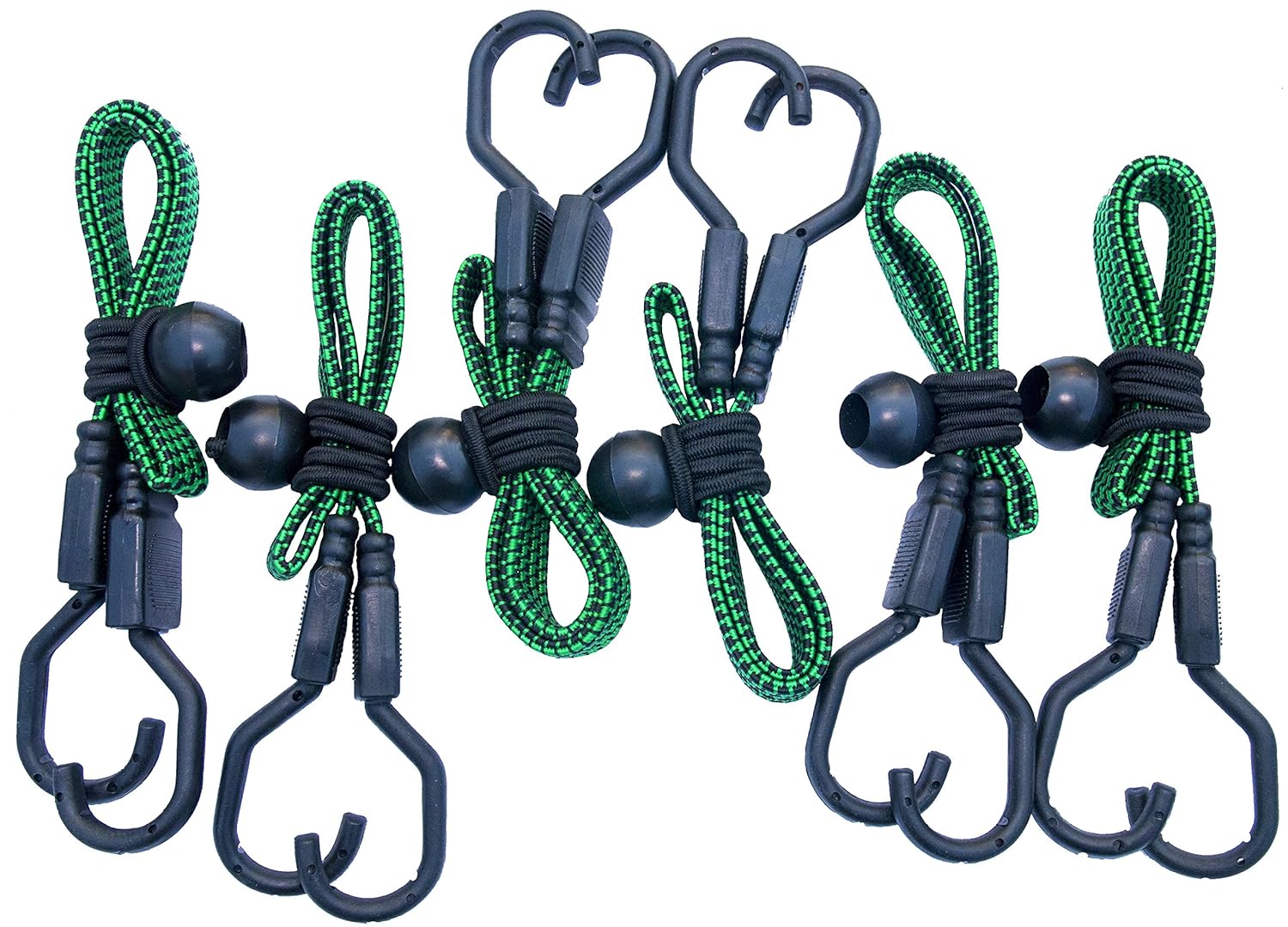 Luggage Racks Ball Bungees Tarp Tie Downs Camping Elastic Shock Cord 15