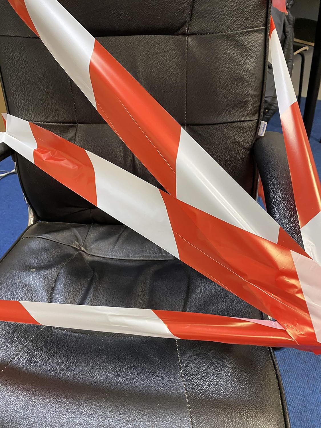 Barrier Tape, Hazard Tape, Red and White Tape, Construction Tape, Danger Tape, Do Not Cross, Warning Cordon Non Adhesive 75mm x 100m - Image 5