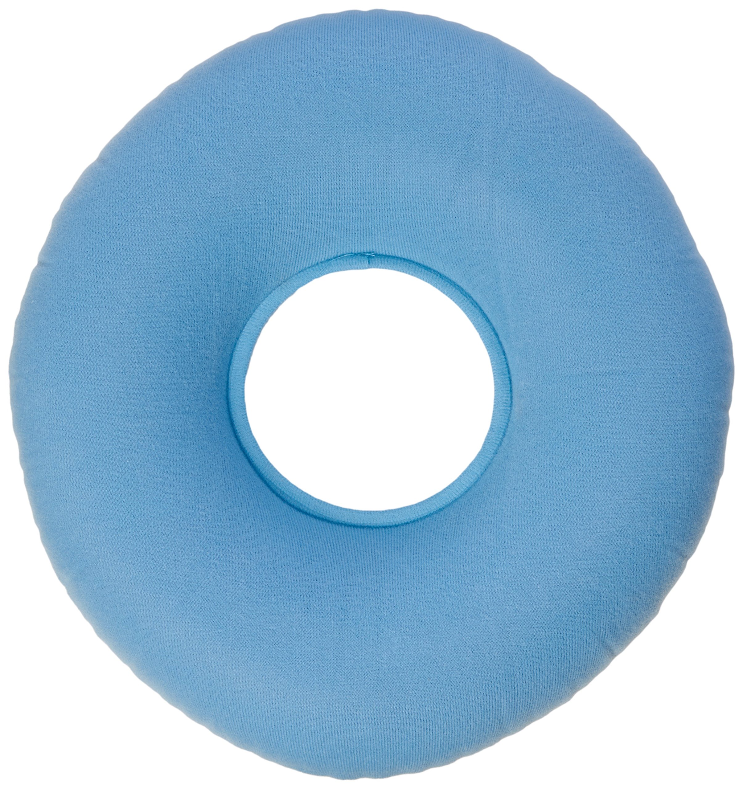 Inflatable Pressure Relief Ring Donut Support Cushion Comfort and Posture, Ideal for Travel Helps Relieve Back, Hip, Pregnancy, Post Pregnancy Pain and Discomfort Distributes Weight Evenly Blue/Grey