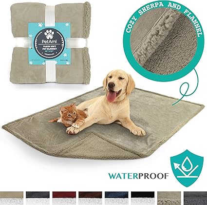 Amazon Com Petami Waterproof Dog Blanket For Couch Sofa