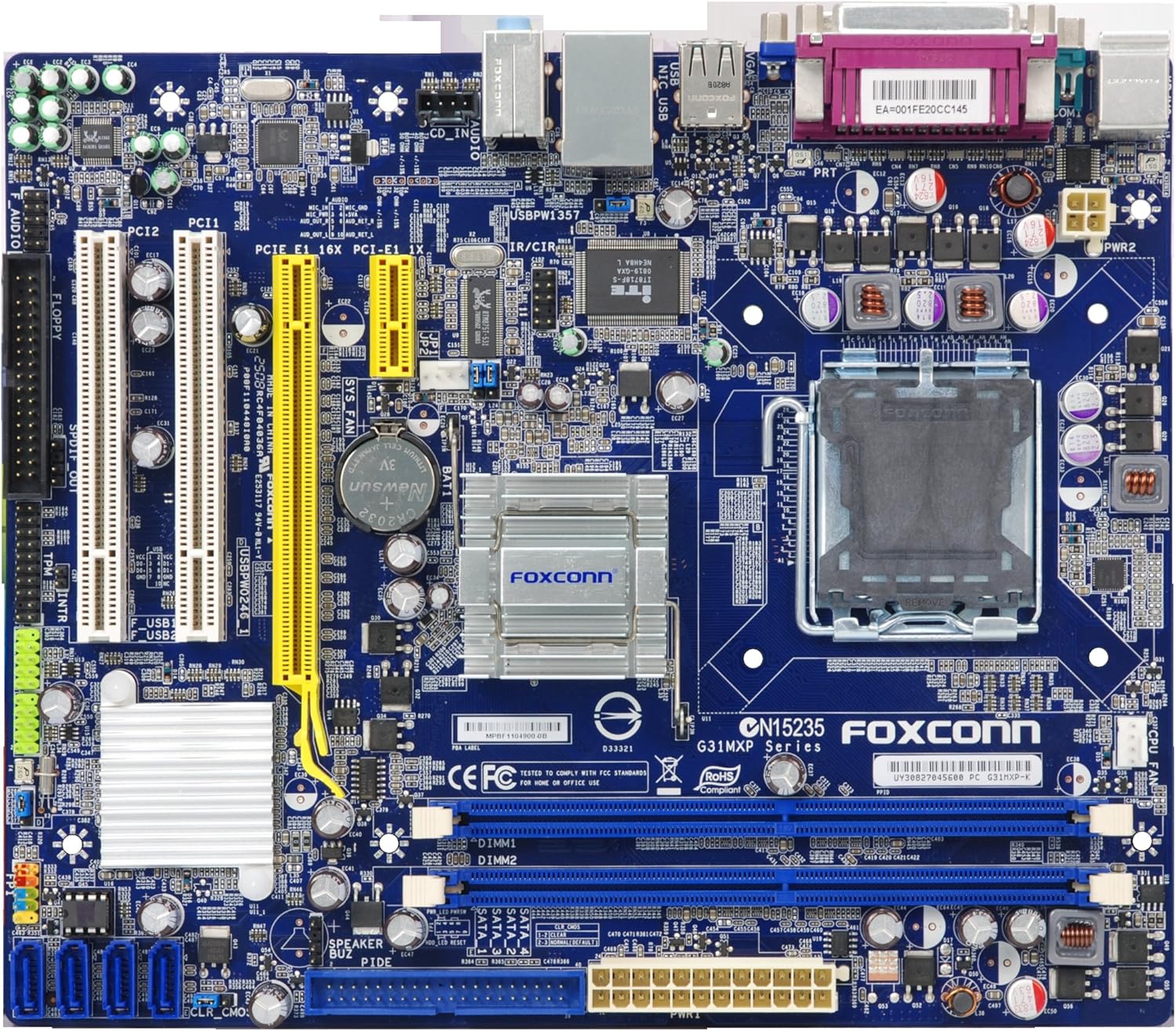 Intel Carte mère pour Asus P5QPL-AM Desktop Carte mère