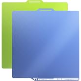 YOOPAI 2-Pack Cold Build Plate for Bambu Lab X2D/P2S/A1/X1C/P1S, Blue+Green | 257x257mm, Double-Sided Room-Temperature Printing UltraTack Coating High Adhesion Energy-Saving for P1P/X1E
