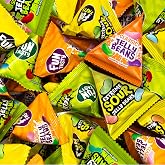 Jelly Beans - Chewy Candy - Assorted Fruit Sour Candy - 18 Mini Packs | Individual Mini Triangles, Candy for Classroom Rewards, Party Favors