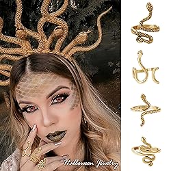 Frodete Snake Stackable Rings for Women Snake