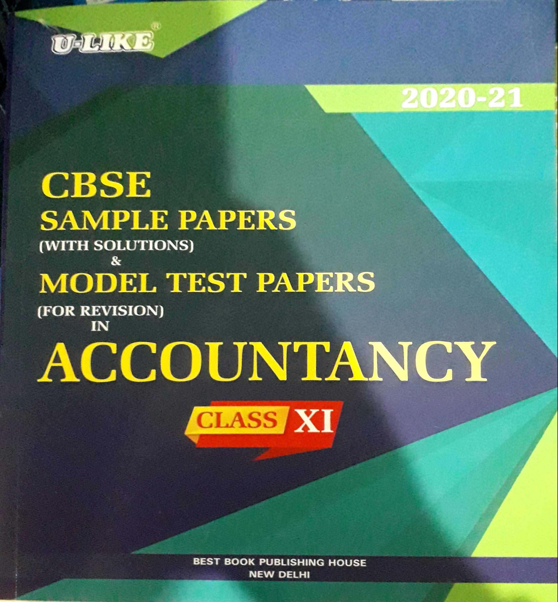 U-Like Sample Papers Accountancy Class-XI For 2021 Exam