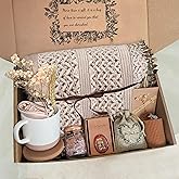 Get Well Soon Gift Baskets for Women Men, Best Friend Birthday Gift, Thank You Gifts, Thinking of You Gift, Sympathy Gifts Set , Comfort Gifts Blanket