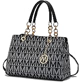 MKF Collection Crossbody Satchel Tote Handbag for Women, Shoulder Bag Strap – PU Leather Pocketbook – Top Handle Woman Purse