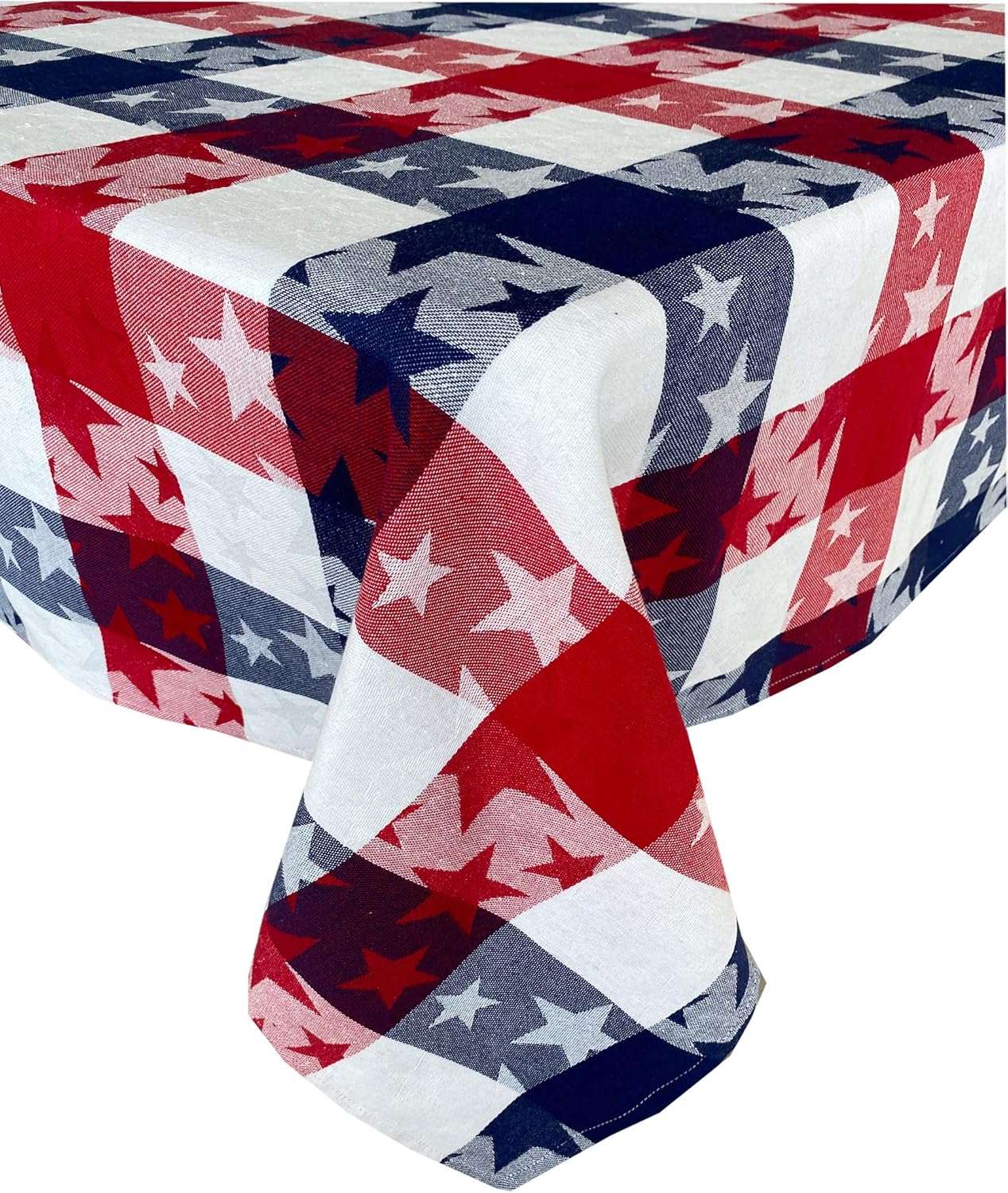 Newbridge American Stars Patriotic Plaid Cotton Weave