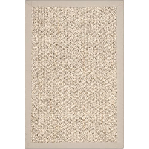 Safavieh Natural Fiber Collection NF525C Premium Sisal Accent Rug, 2' x 3', Marble