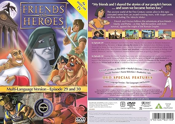Friends and Heroes DVD Series 3 Pack Multi-Language - Includes  