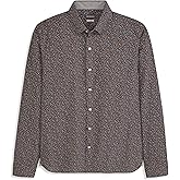 Van Heusen Mens Classic Fit Stain Shield Never Tuck Stretch Solid Button Down ShirtButton Down Shirt