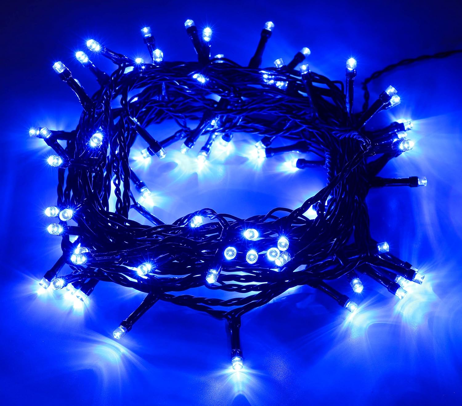 Guirnalda Navideña Con 80 Luces Led Cálidas Controlador De 8 Funciones, Ip44, Sirve Para