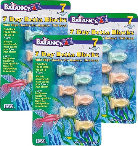 Amazon Com Penn Plax 7 Day Betta Vacation Feeder 3 Pack Pet