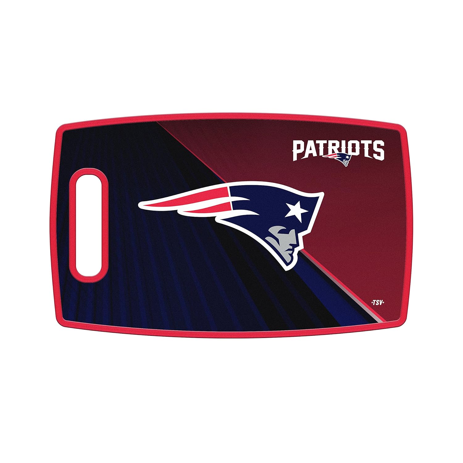 Sports Vault NFL New England Patriots Large Cutting Board 14.5 x 9