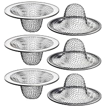 Filtros De Drenaje UtySty - Pack De 2, Acero Inoxidable, Para Fregadero, Bañera Y Ducha