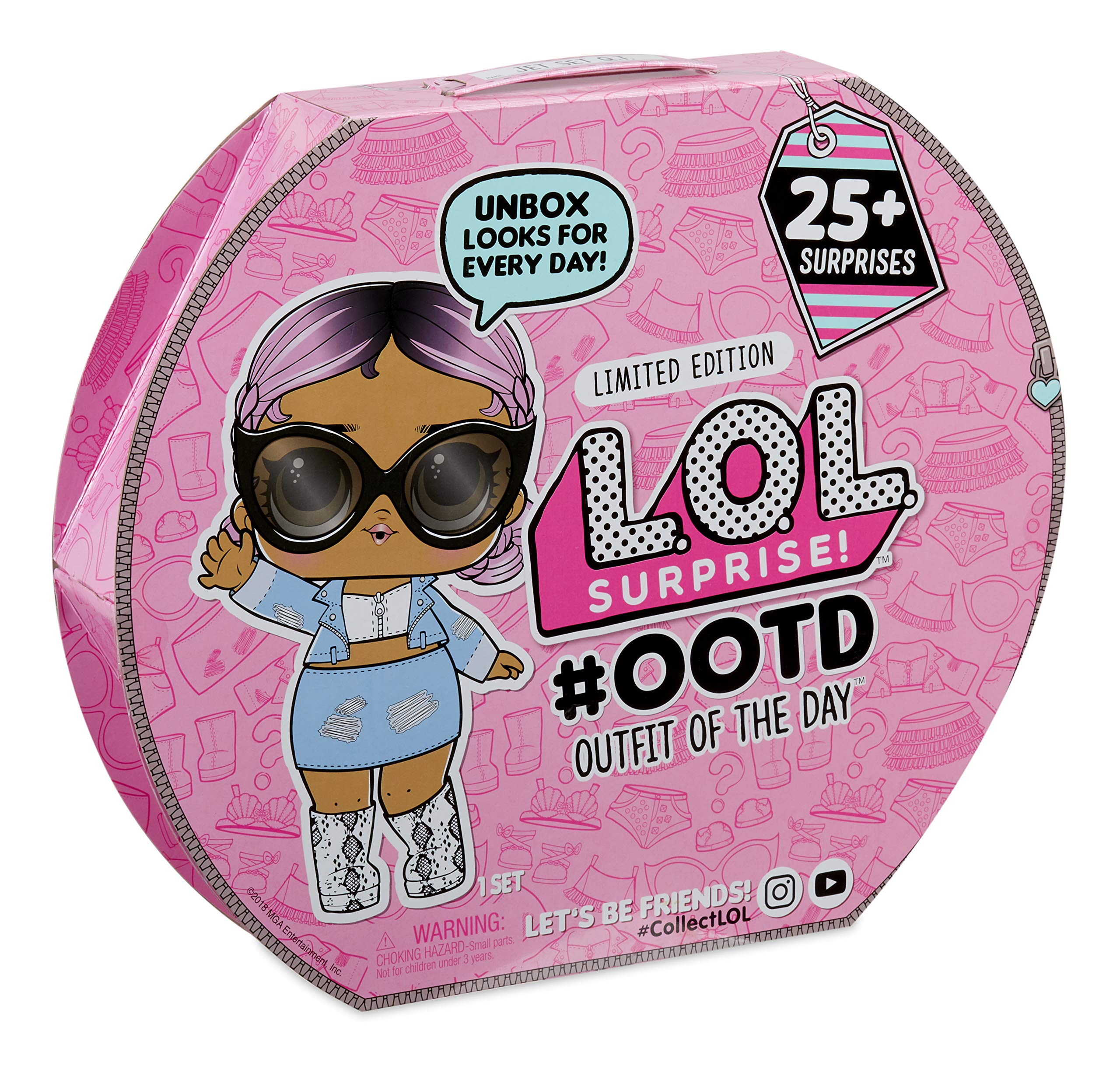 LOL Surprise #OOTD Outfit of the Day With Limited Edition Doll And 25+ Surprises Including Outfits, Shoes, Accessories - For Ages 4-15 Years Old