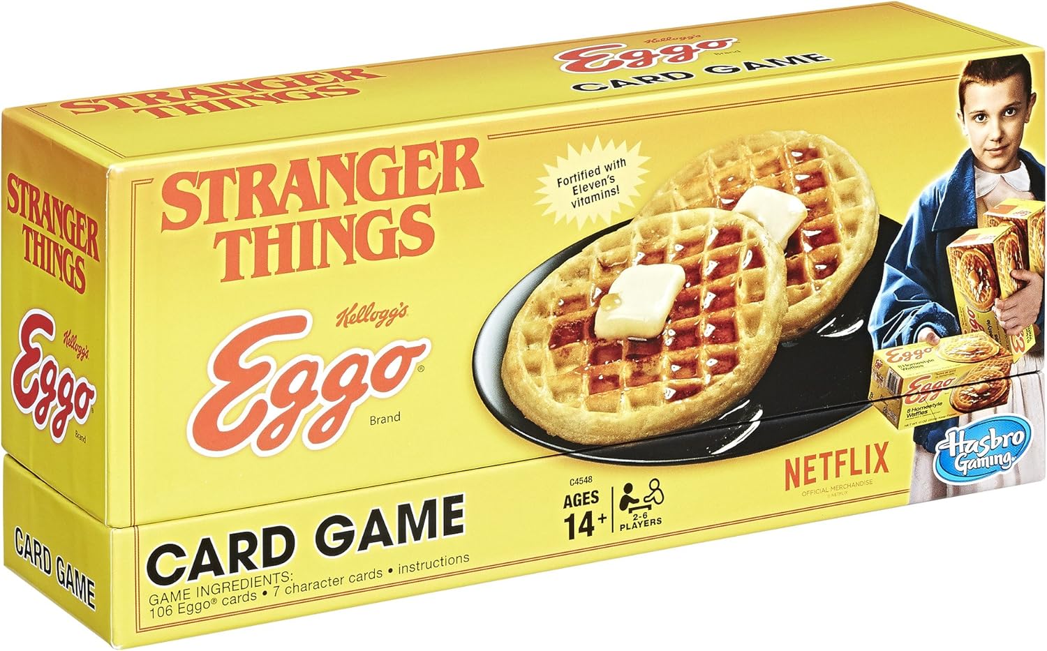Hasbro Stranger Things Eggo Naipes: Amazon.es: Juguetes y juegos