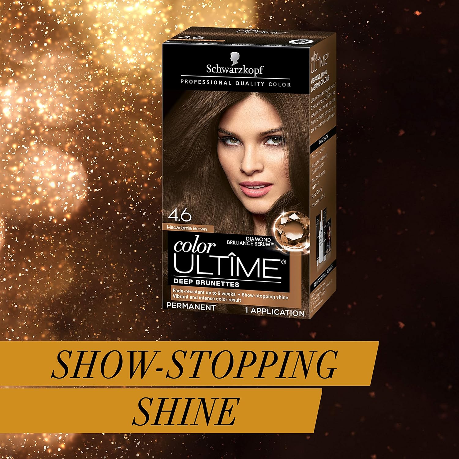Schwarzkopf Color Ultime Permanent Hair Color Cream, 5.5 Medium Parisian Brown (Packaging May Vary) : Beauty