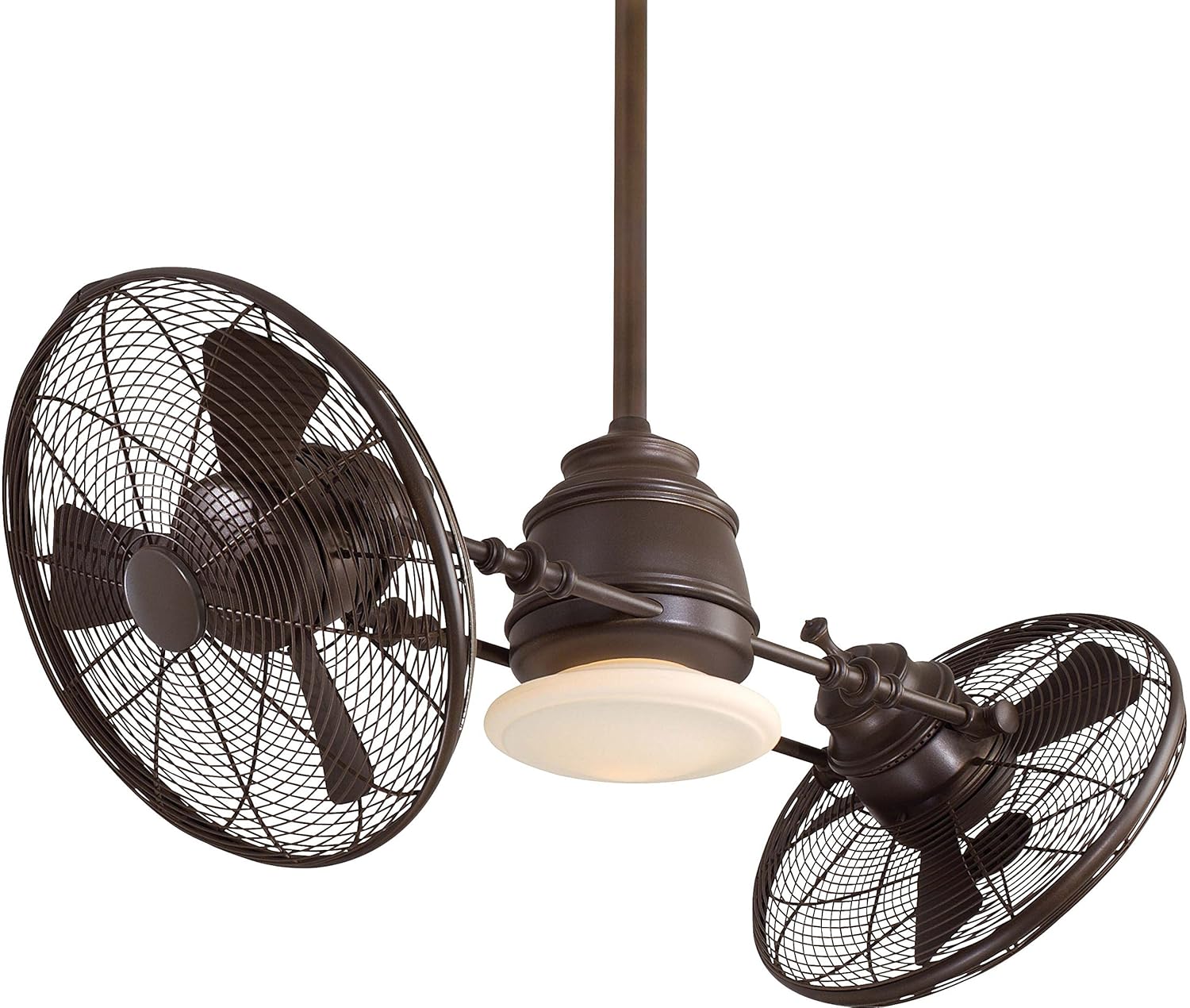 Minka Aire F802 Orb Vintage Gyro 42 Dual Ceiling Fan Oil