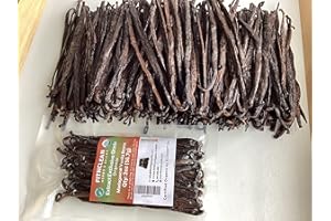 FITNCLEAN HERBS AND SPICES 2oz Madagascar Organic Vanilla Beans Extract Exclusive Grade B. Certified USDA Organic | Weight - 2 Ounces (1/8 Lb) by FITNCLEAN VANILLA Bulk Dry Whole NON-GMO Pods