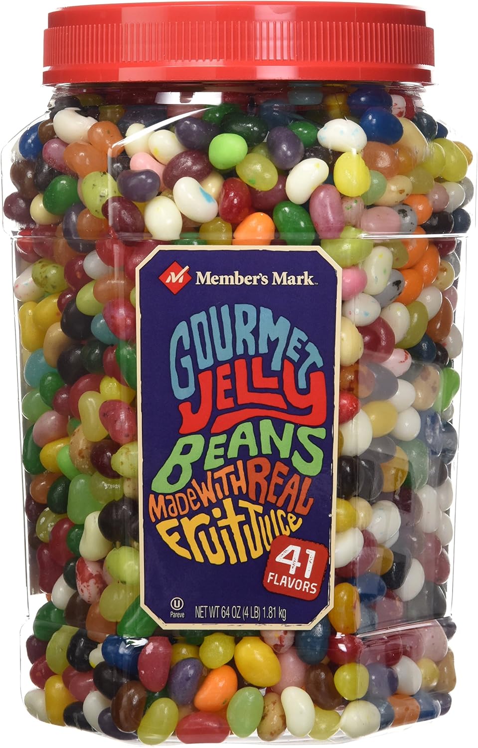Member's Mark Gourmet Jelly Beans, 41 Flavor Assortment, 4 lb Amazon